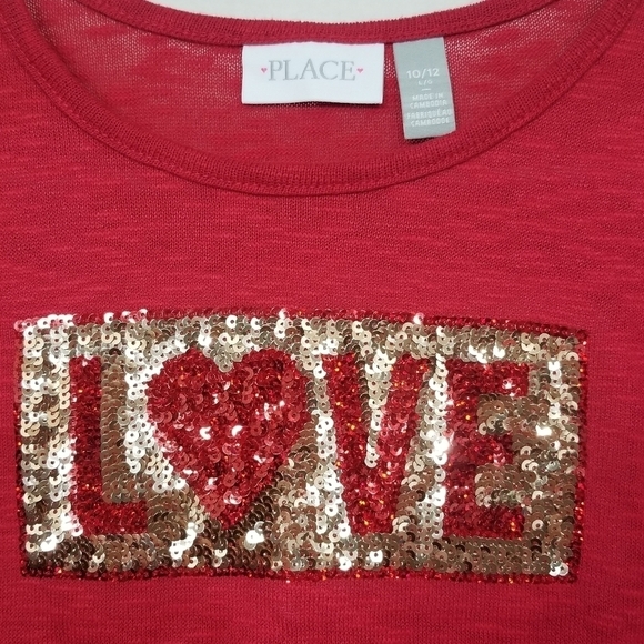 Place sequin ling sleeve sweater - Picture 2 of 3